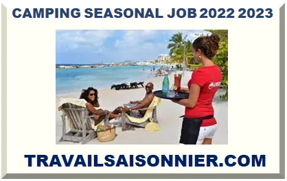 CAMPING SEASONAL JOB 2026