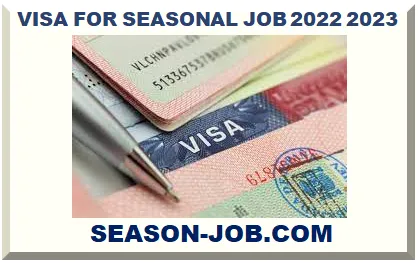 VISA FOR SEASONAL JOB 2026