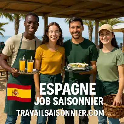 ESPAGNE TRAVAIL SAISONNIER 2026