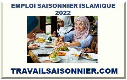 EMPLOI SAISONNIER ISLAMIQUE 2026